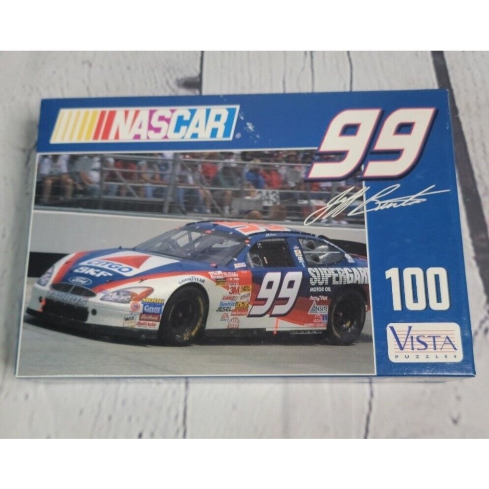 Nascar 2001 Racing Champions Series Jeff Burton 99 Vista Puzzles 100 pcs 12x9 in